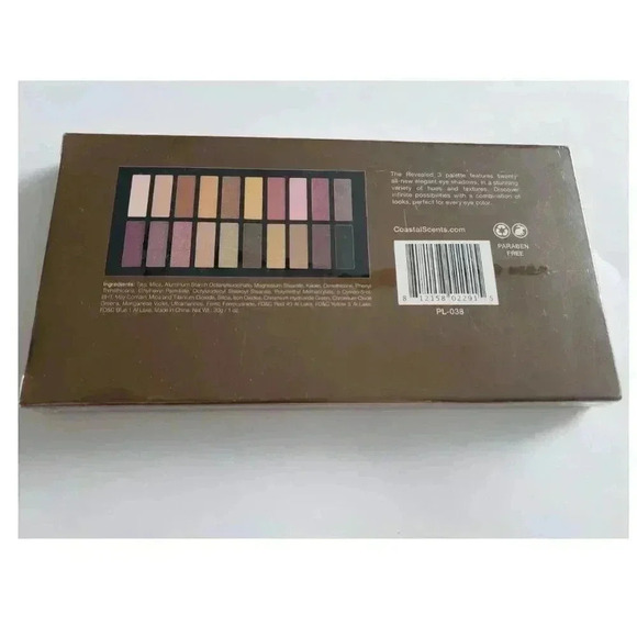 BNIB- Coastal Scents Revealed 3 Eyeshadow Palette - Picture 3 of 5